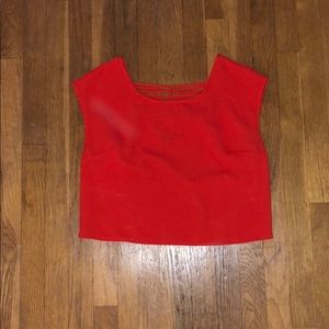 Express cropped tank top